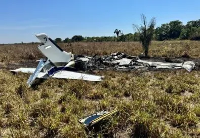 Perícia de Mato Grosso identifica 3º morto em queda de avião clandestino que ia para a Venezuela