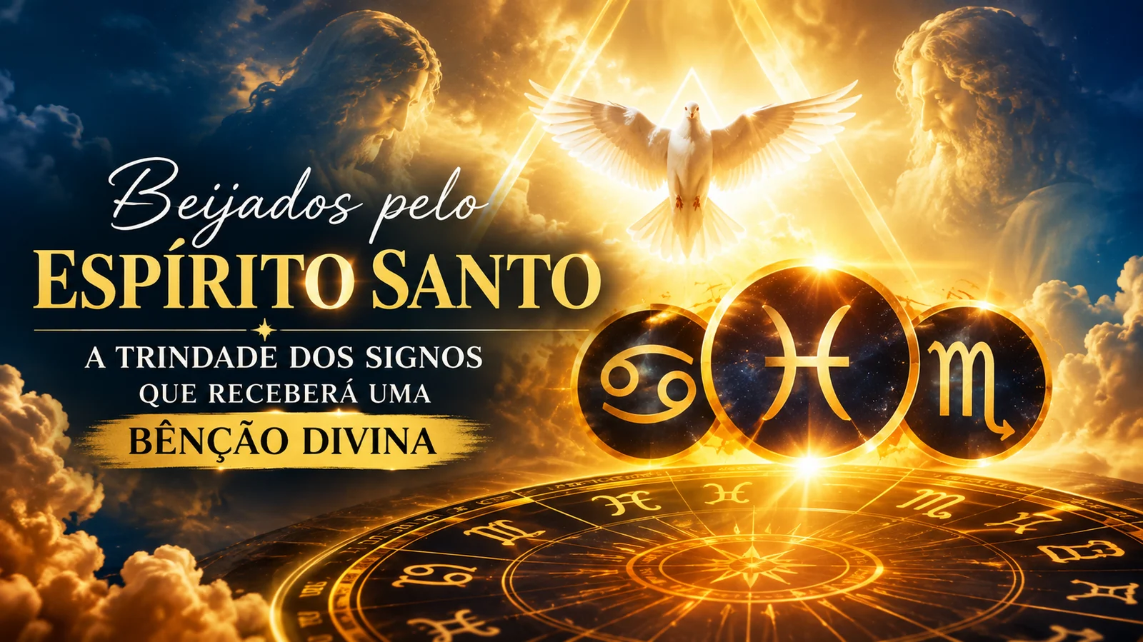 Beijados pelo Espírito Santo: a trindade dos signos que receberá uma bênção divina
