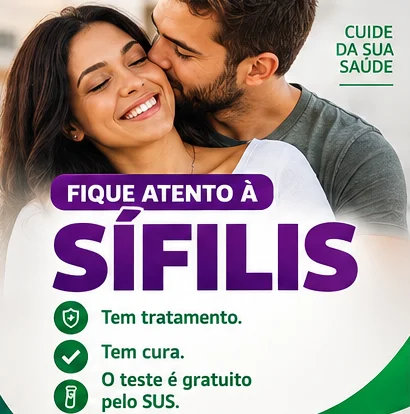 Cerco à sífilis em Sinop: município lança Outubro Verde após registrar mais de 640 casos da doença em 2026