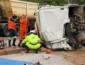 Tombamento de carreta deixa uma pessoa morta e interdita pista da BR-163 em Sorriso (VÍDEO)