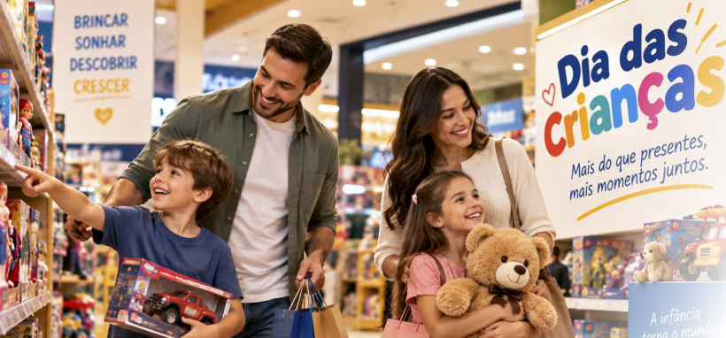 Compras on-line quase dobram e Dia das Crianças deve movimentar R$ 568 milhões no comércio de Mato Grosso