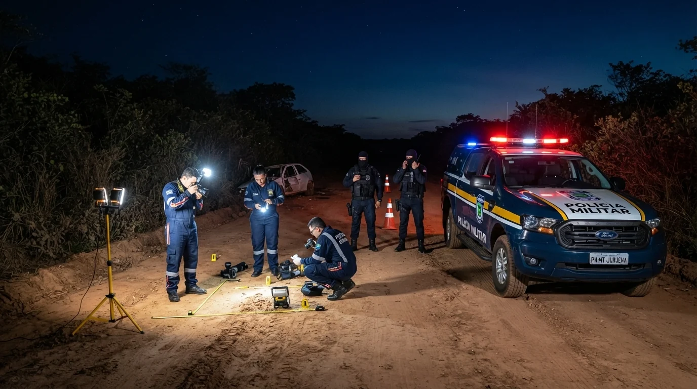 Idoso monitorado por tornozeleira eletrônica é encontrado morto com ferimento de arma de fogo na MT-338 em Juruena