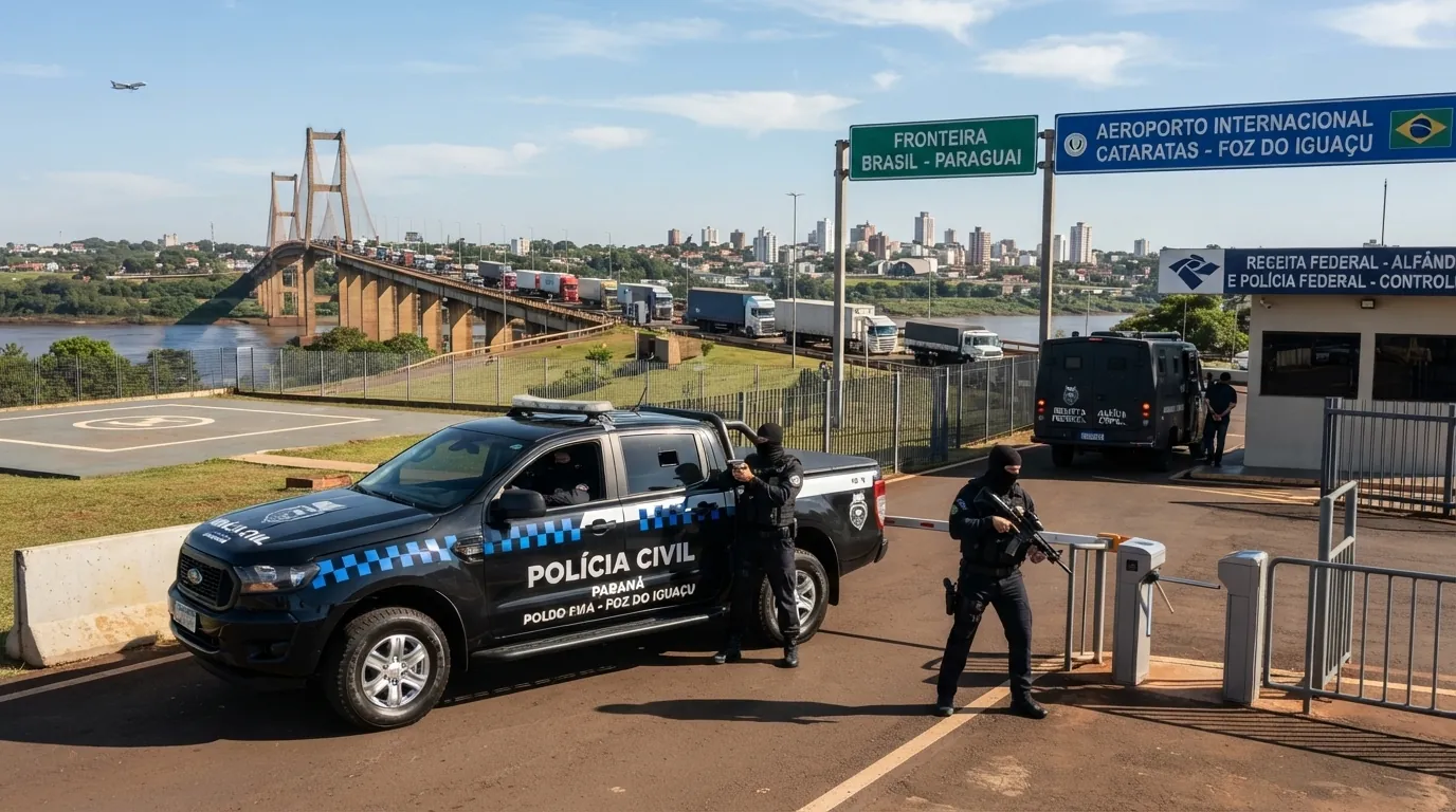 Polícia Civil conclui transferência para Mato Grosso de líder do Comando Vermelho preso no Paraguai com documentos falsos