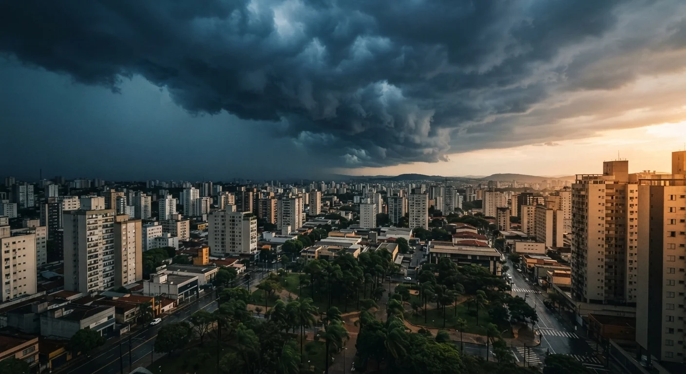 INMET emite alerta amarelo de tempestade com ventos de até 60 km/h e risco de granizo em Rondonópolis