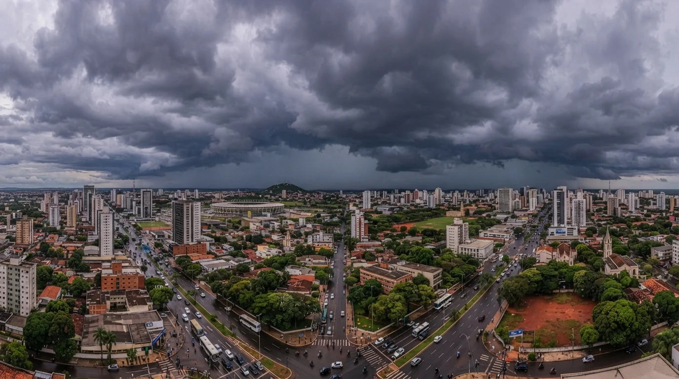 Temporal coloca quase todo Mato Grosso sob alerta de perigo