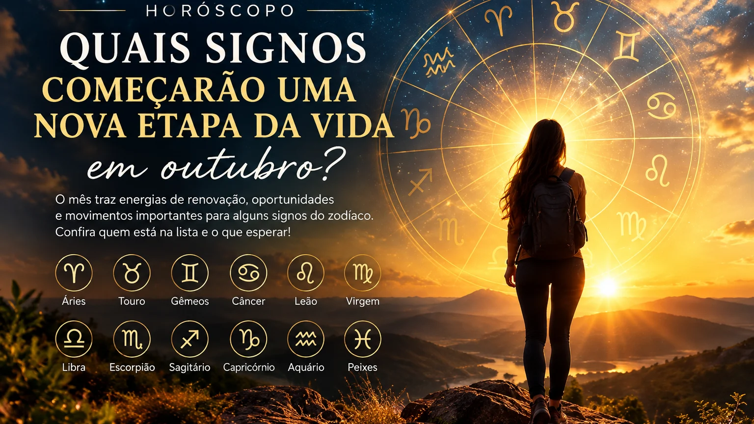 Uma decisão mudará tudo: quais signos do zodíaco começarão uma nova etapa da vida em outubro